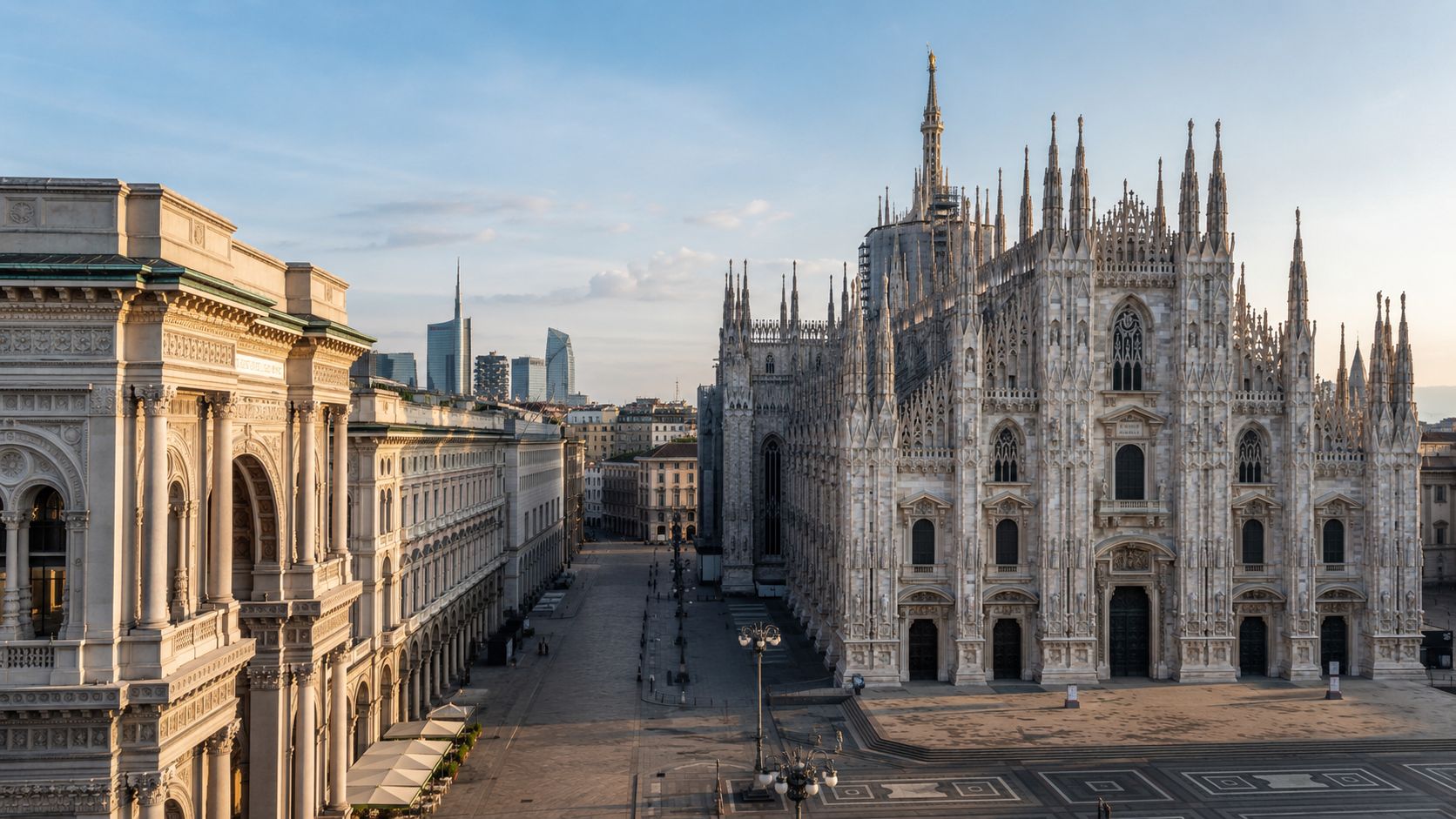 Milan, Italy — business district and architecture