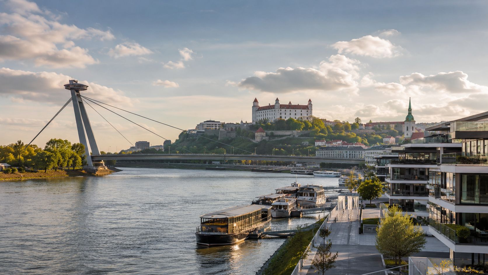 Bratislava, Slovakia — skyline and environment