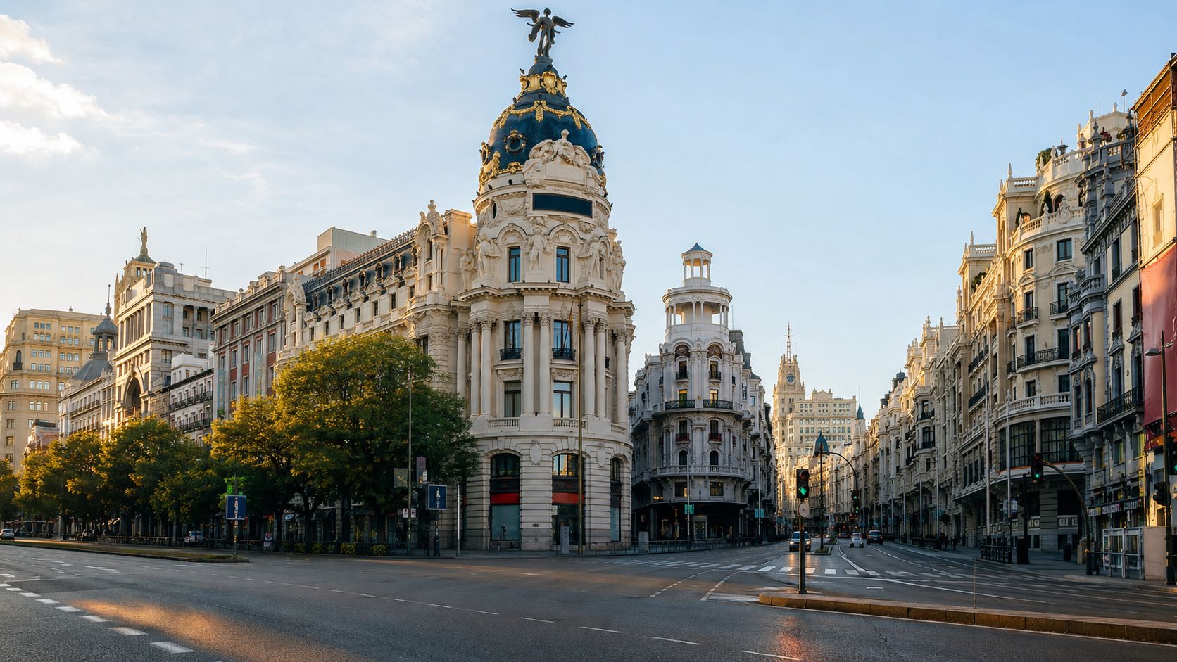 Madrid, Spain — financial district
