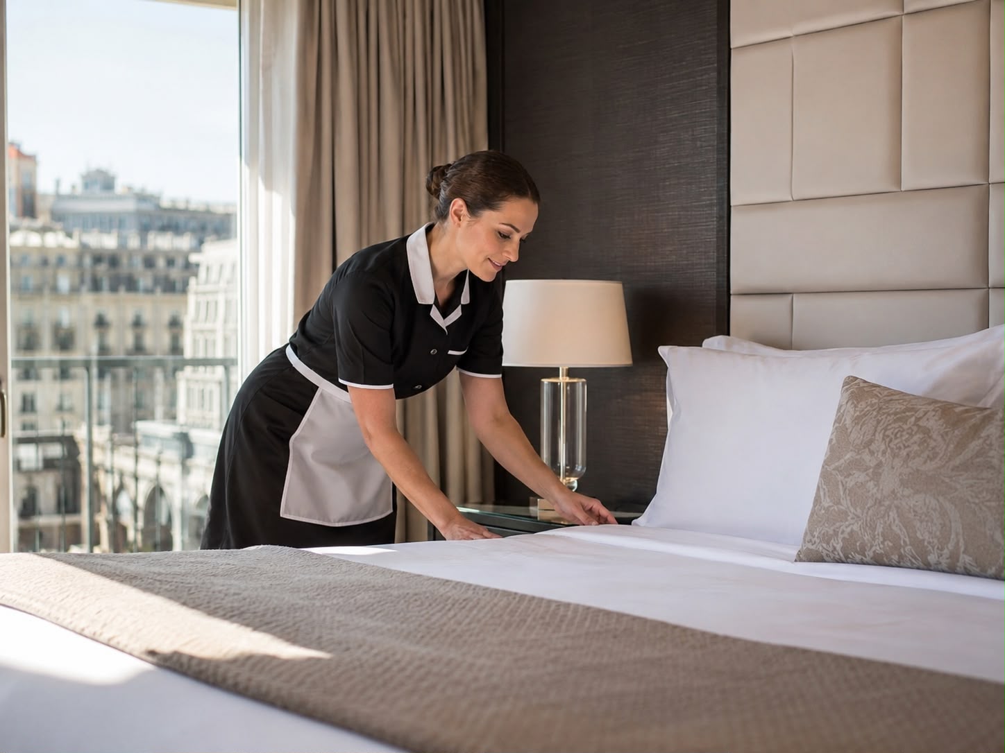 Hotel housekeeping work in Europe