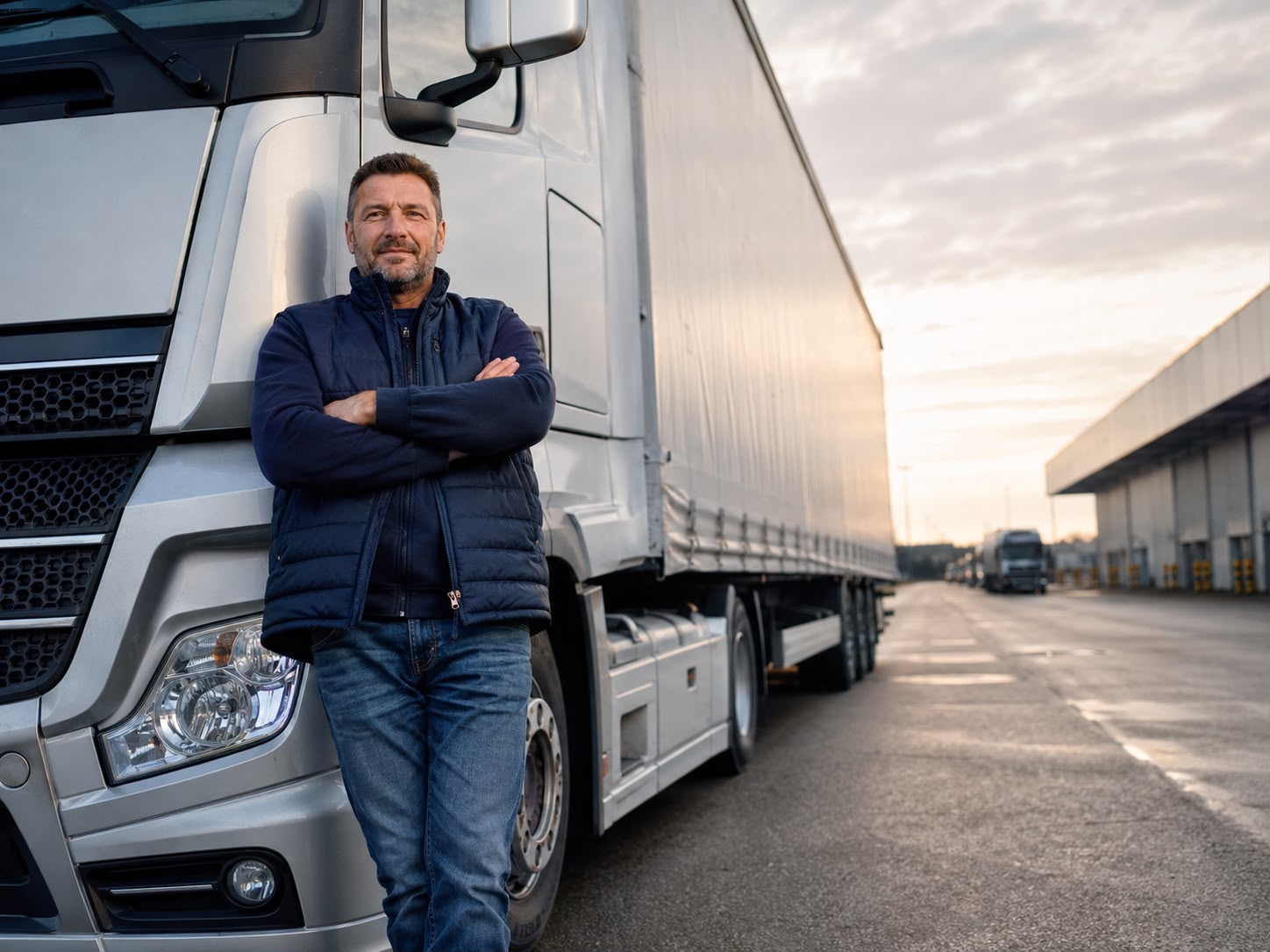 Truck driver work in Europe